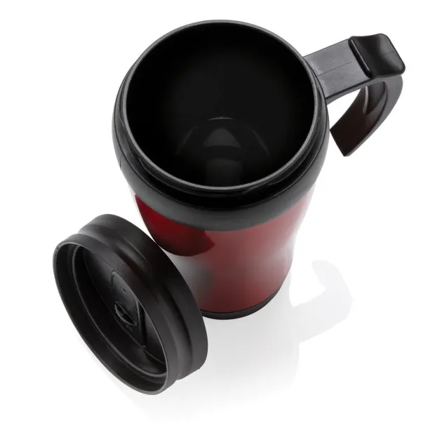  šalica od nehrđajućeg čelika, 350 ml - XD Collection Crvena 