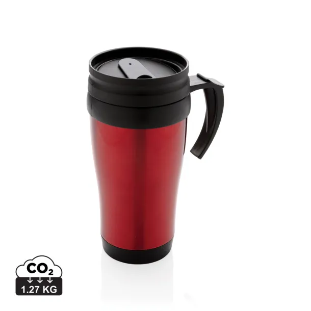  šalica od nehrđajućeg čelika, 350 ml - XD Collection Crvena 