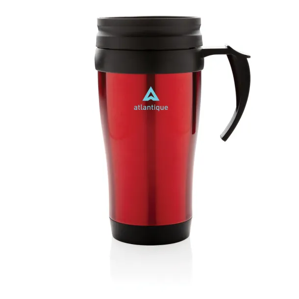  šalica od nehrđajućeg čelika, 350 ml - XD Collection Crvena 