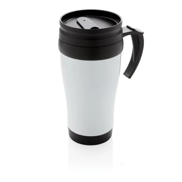  šalica od nehrđajućeg čelika, 350 ml - XD Collection Bijela 
