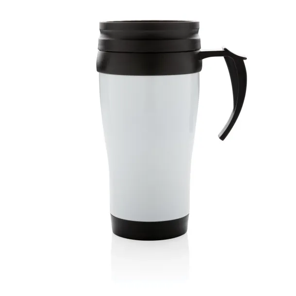 šalica od nehrđajućeg čelika, 350 ml - XD Collection Bijela 