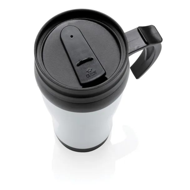  šalica od nehrđajućeg čelika, 350 ml - XD Collection Bijela 