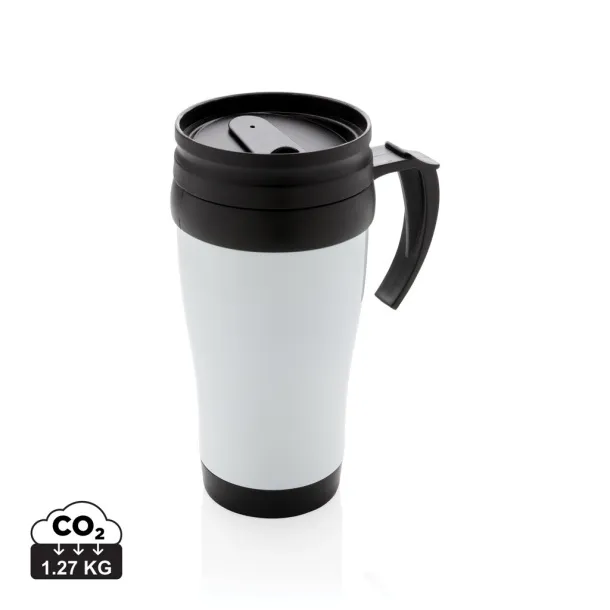  šalica od nehrđajućeg čelika, 350 ml - XD Collection Bijela 