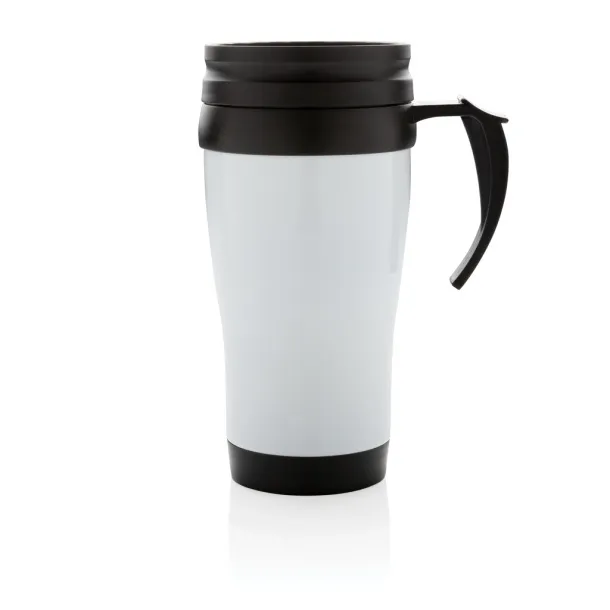  šalica od nehrđajućeg čelika, 350 ml - XD Collection Bijela 
