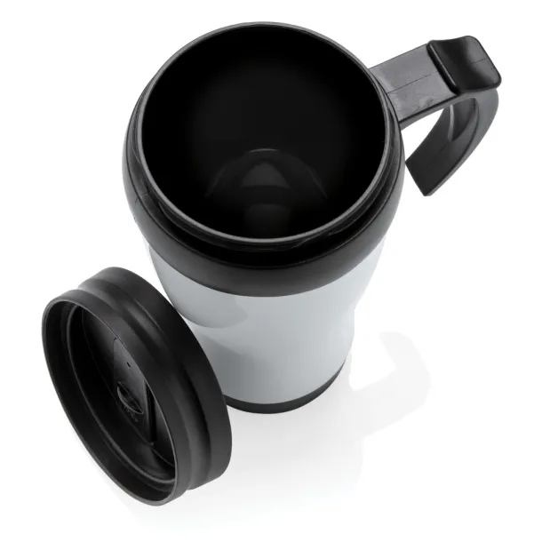  šalica od nehrđajućeg čelika, 350 ml - XD Collection Bijela 