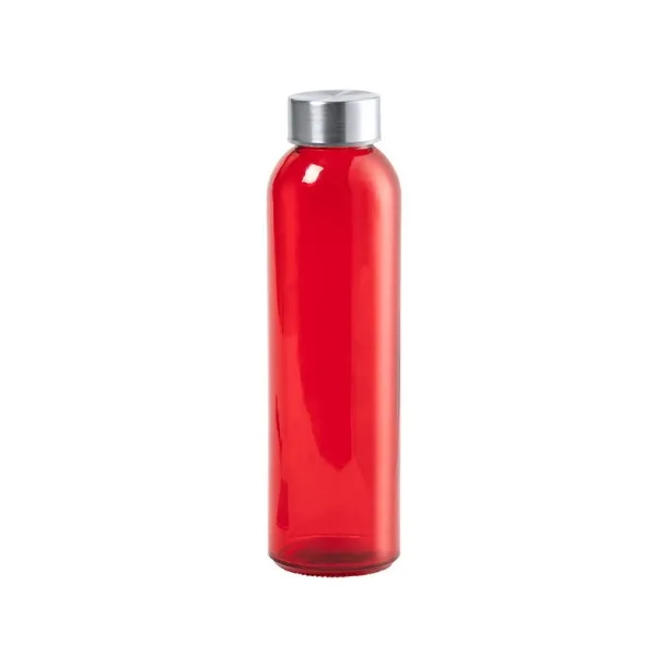  Staklena sportska boca 500 ml red