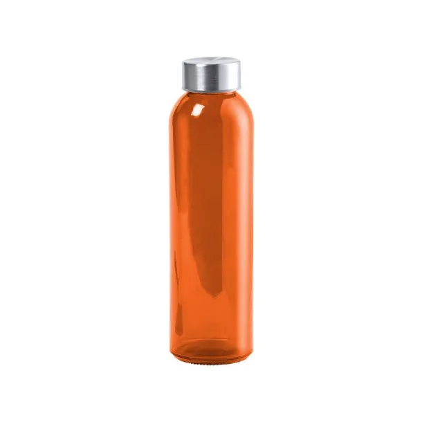  Glass sports bottle 500 ml orange