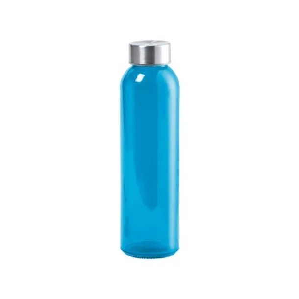  Glass sports bottle 500 ml blue