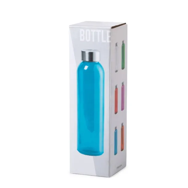  Glass sports bottle 500 ml blue