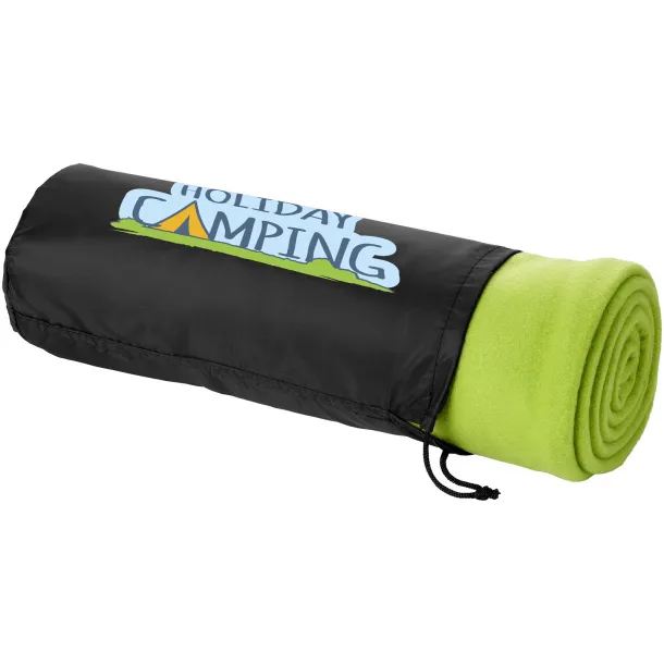 Huggy pokrivač od flisa sa torbicom, 200 g/m² Limeta
