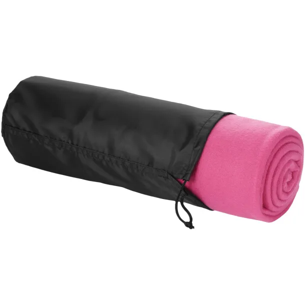 Huggy pokrivač od flisa sa torbicom, 200 g/m² Magenta