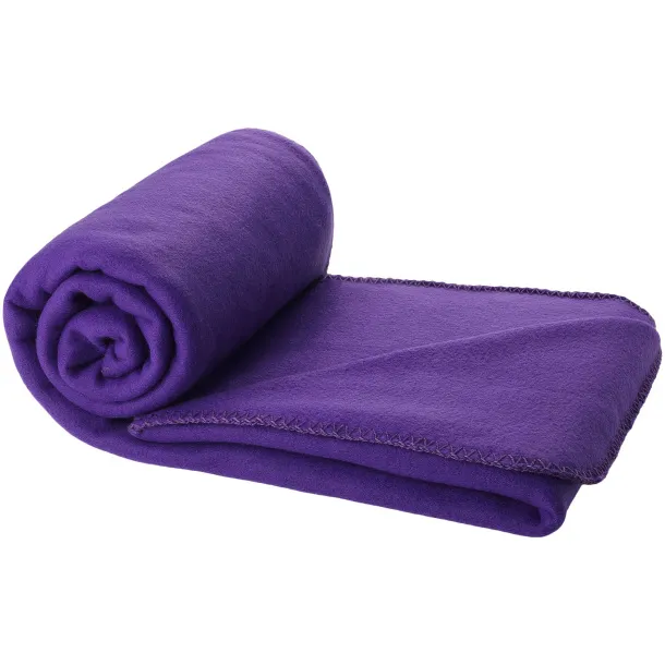 Huggy pokrivač od flisa sa torbicom, 200 g/m² Ljubičasta
