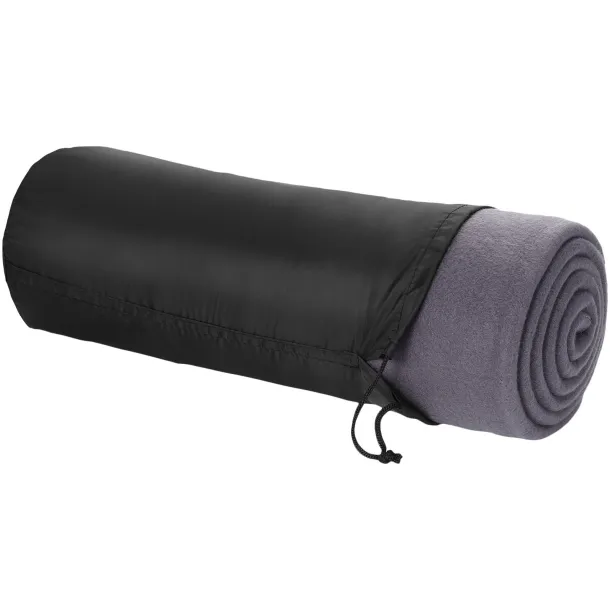 Huggy pokrivač od flisa sa torbicom, 200 g/m² Antracit