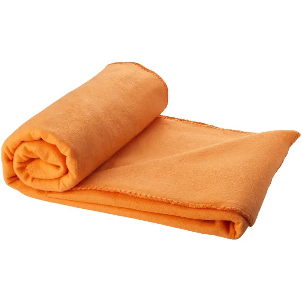 Huggy pokrivač od flisa sa torbicom, 200 g/m² Narančasta
