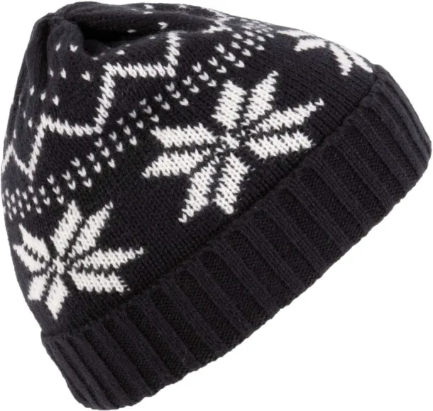  BEANIE WITH CHRISTMAS DESIGN - K-UP Night Navy Natural
