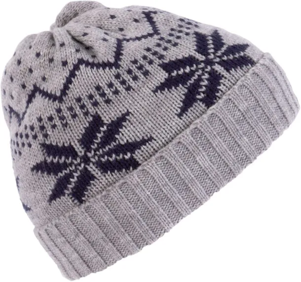  Božićna zimska kapa - K-UP Goose Grey Fly Blue