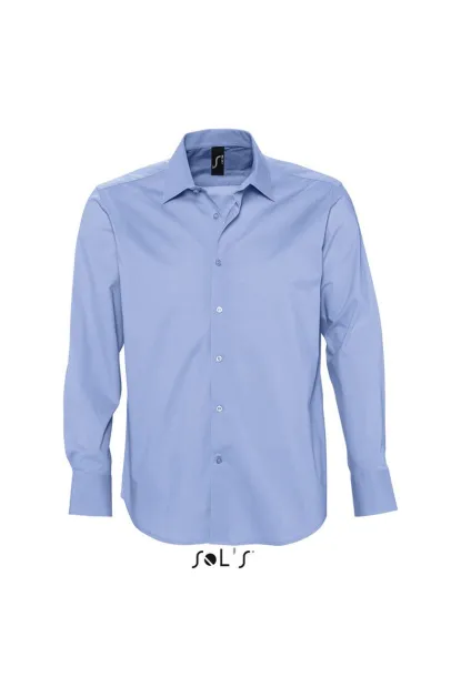 SOL'S BRIGHTON LONG SLEEVE STRETCH MEN'S SHIRT - SOL'S Bright Sky