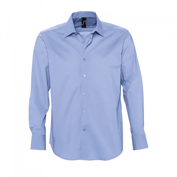 SOL'S BRIGHTON LONG SLEEVE STRETCH MEN'S SHIRT - SOL'S Bright Sky