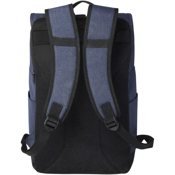 Hoss 15.6" roll-up laptop backpack - Unbranded Navy Blue