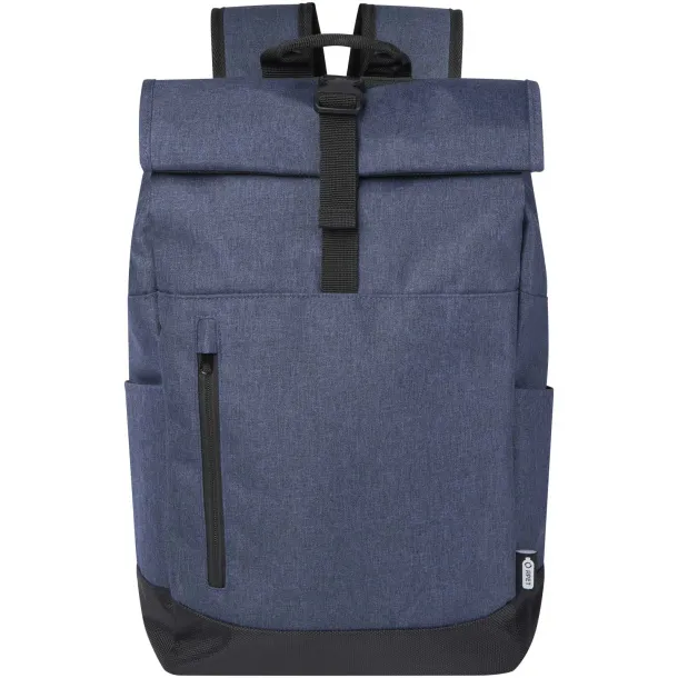 Hoss 15.6" roll-up laptop backpack - Unbranded Navy Blue