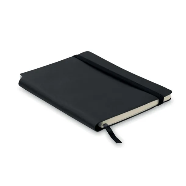 SOFTNOTE notes s koricom od umjetne kože, A5 Crna