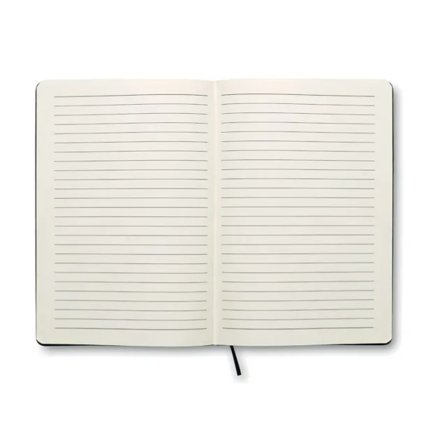 SOFTNOTE Notebook PU cover lined paper Black