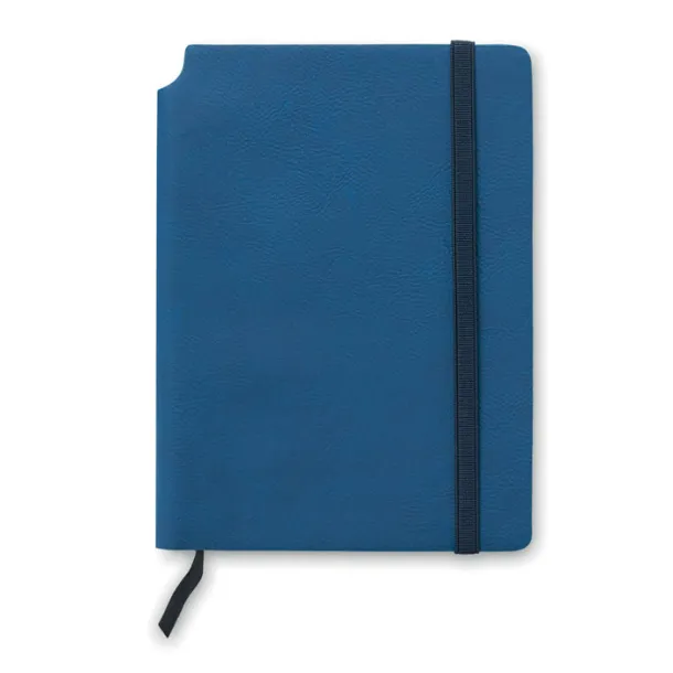 SOFTNOTE Notebook PU cover lined paper Blue