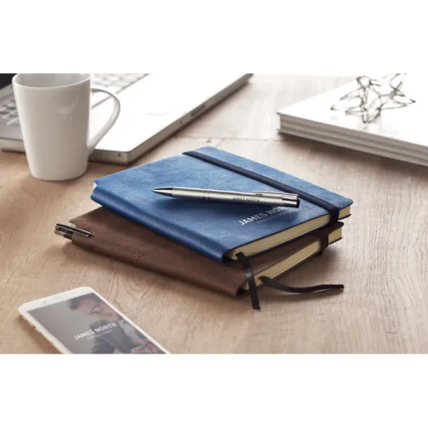 SOFTNOTE Notebook PU cover lined paper Blue