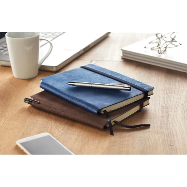 SOFTNOTE Notebook PU cover lined paper Blue