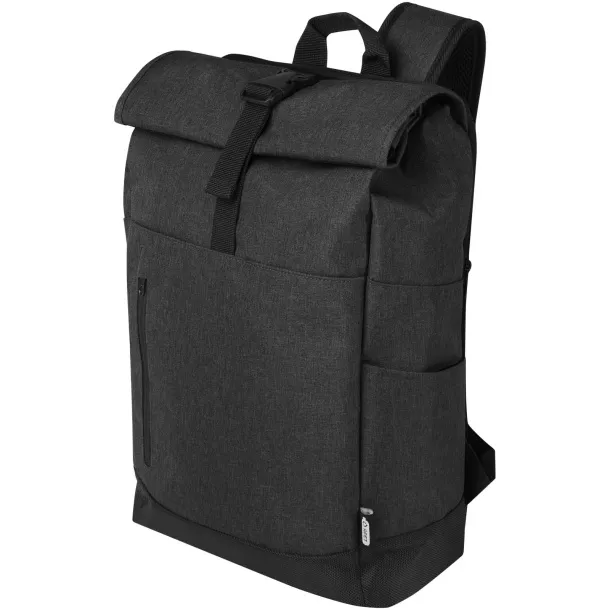 Hoss 15.6" roll-up laptop backpack - Unbranded Heather Charcoal