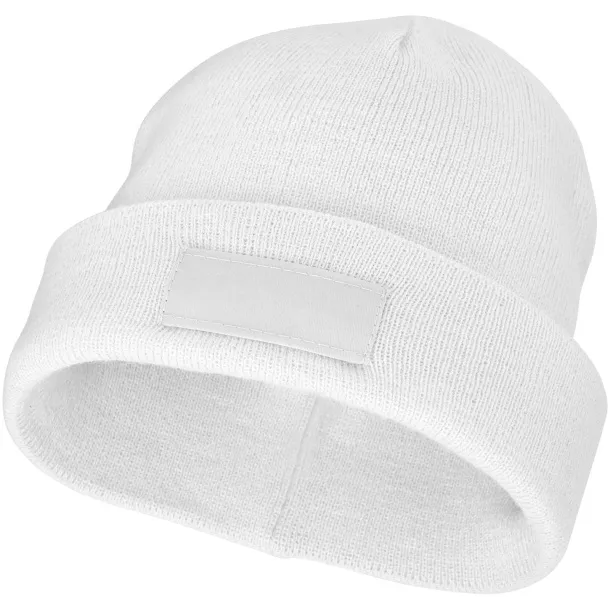 Boreas beanie with patch - Elevate Essentials White