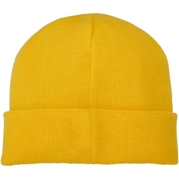 Boreas beanie with patch - Elevate Essentials Yellow