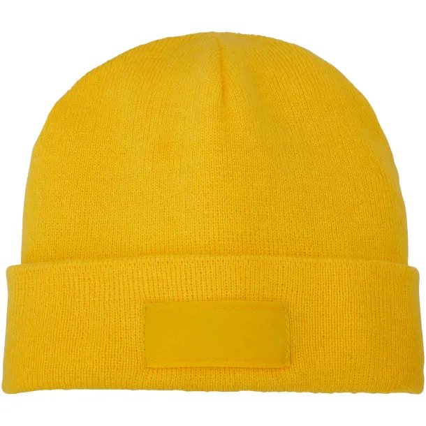 Boreas beanie with patch - Elevate Essentials Yellow