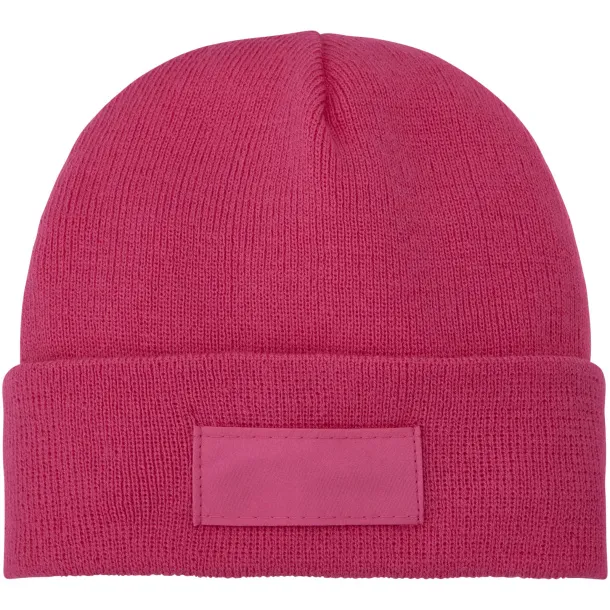 Boreas beanie with patch - Elevate Essentials Magenta