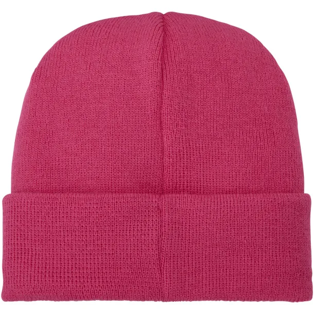 Boreas beanie with patch - Elevate Essentials Magenta