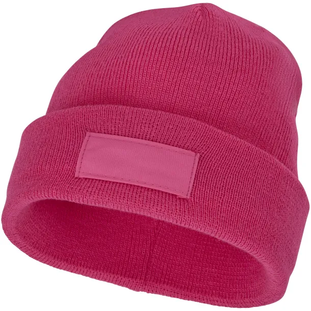 Boreas beanie with patch - Elevate Essentials Magenta