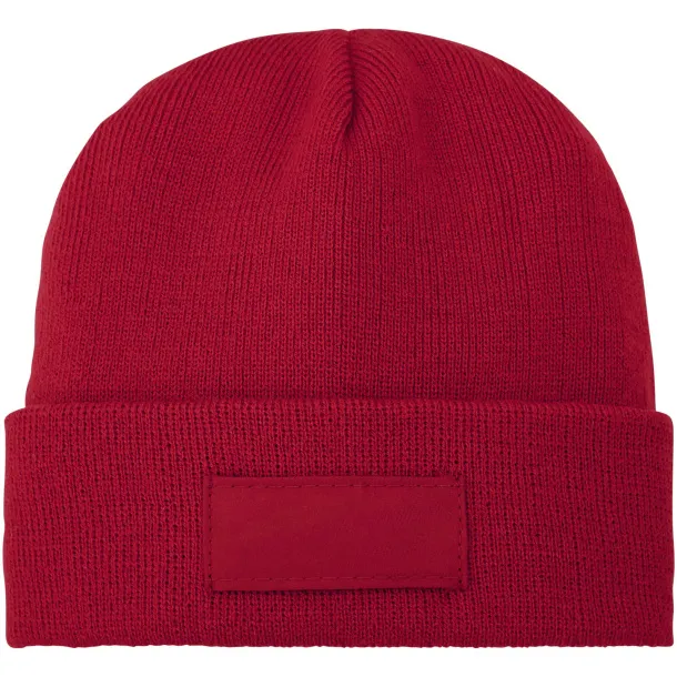 Boreas beanie with patch - Elevate Essentials Red