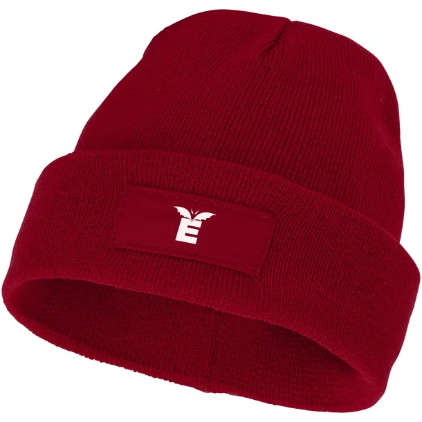 Boreas beanie with patch - Elevate Essentials Red