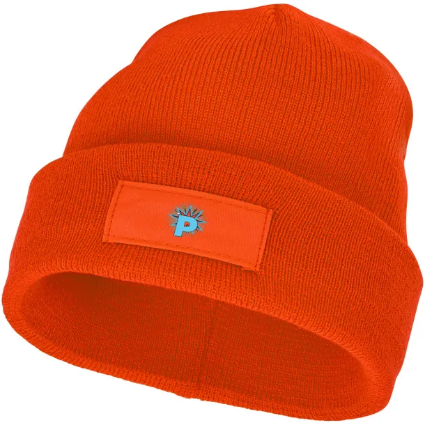 Boreas beanie with patch - Elevate Essentials Orange