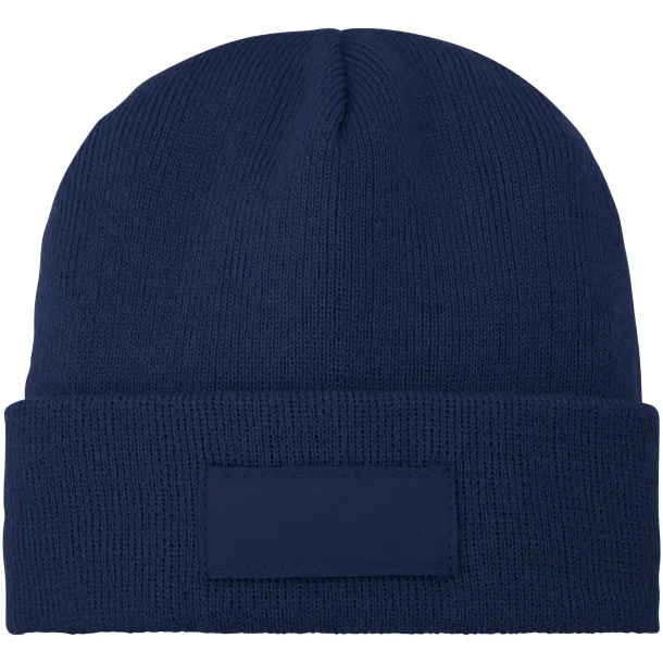 Boreas beanie with patch - Elevate Essentials Navy Blue