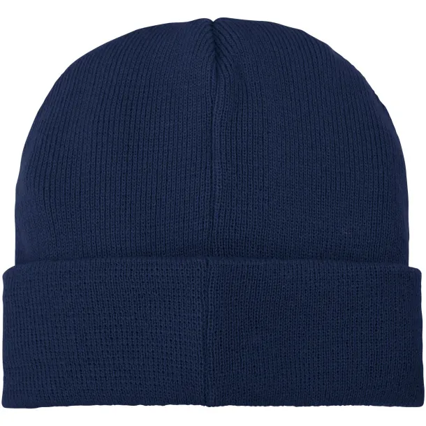 Boreas beanie with patch - Elevate Essentials Navy Blue