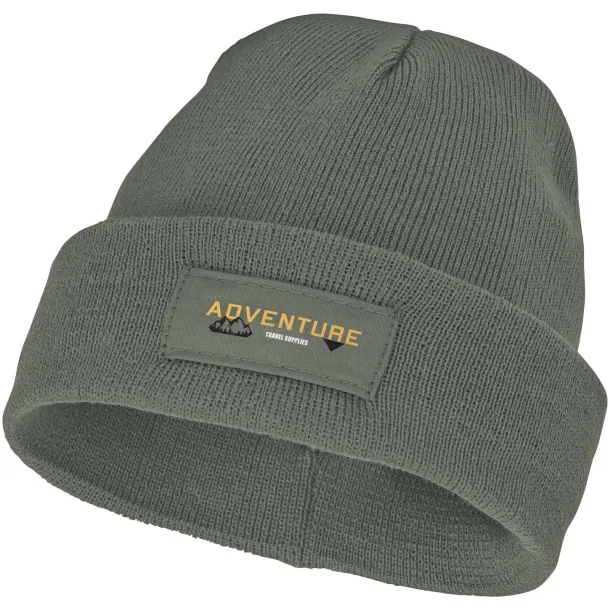 Boreas beanie with patch - Elevate Essentials Green