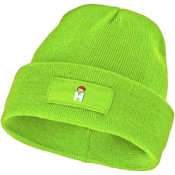 Boreas beanie with patch - Elevate Essentials Apple Green