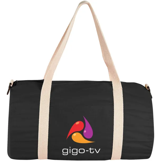 Cochichuate cotton barrel duffel bag Crna