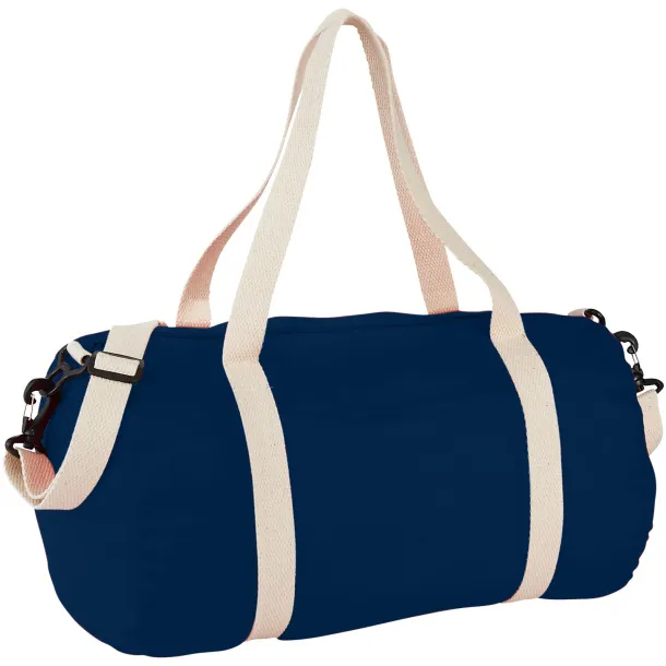 Cochichuate cotton barrel duffel bag Navy Blue