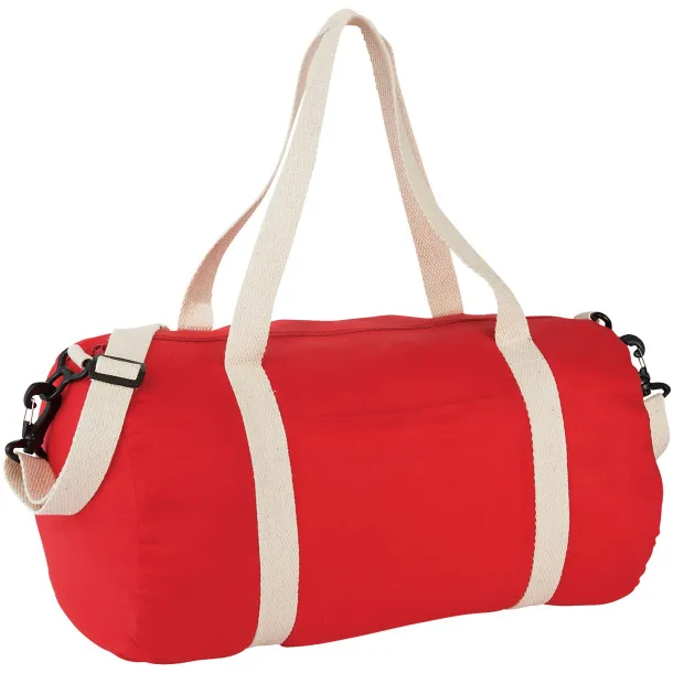 Cochichuate cotton barrel duffel bag Red