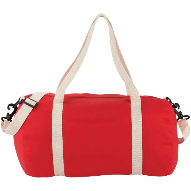 Cochichuate cotton barrel duffel bag Red