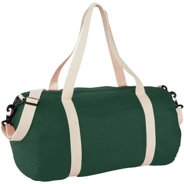 Cochichuate cotton barrel duffel bag Forest green