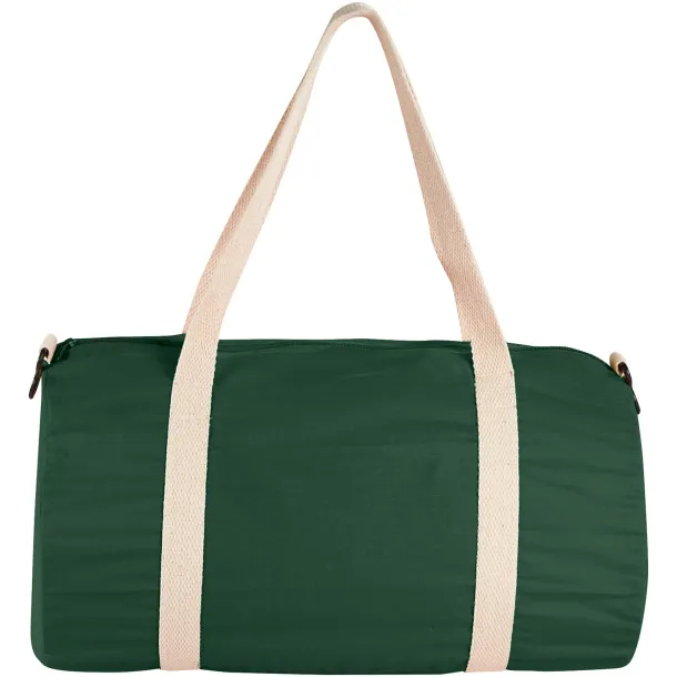 Cochichuate cotton barrel duffel bag Forest green