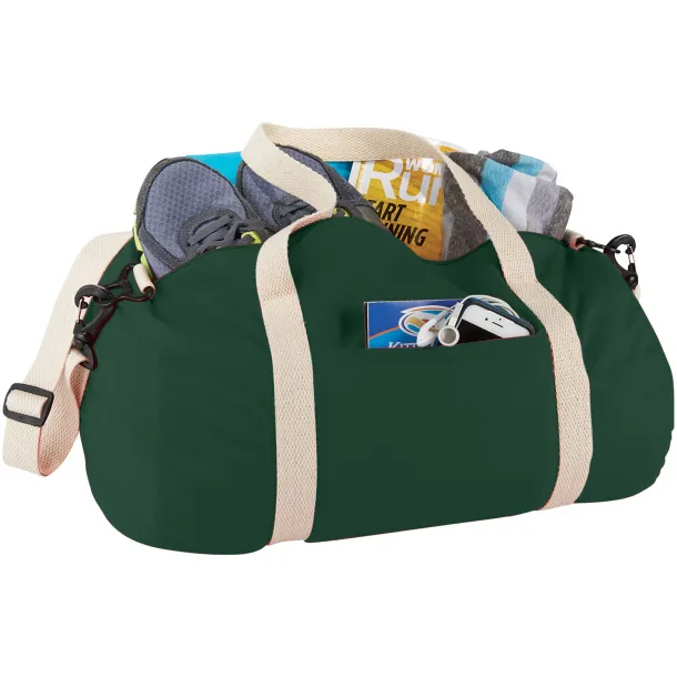 Cochichuate cotton barrel duffel bag Forest green